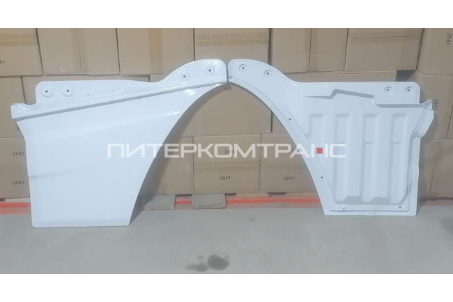 Накладка двери нижняя левая,белая X3000
